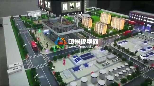 智慧消防預警沙盤模型