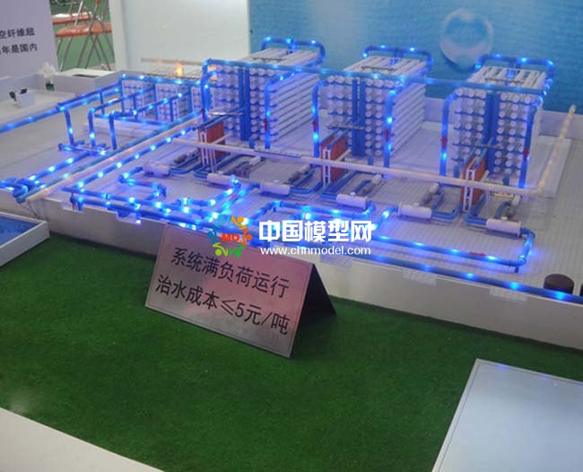 大型海水淡化裝置沙盤模型