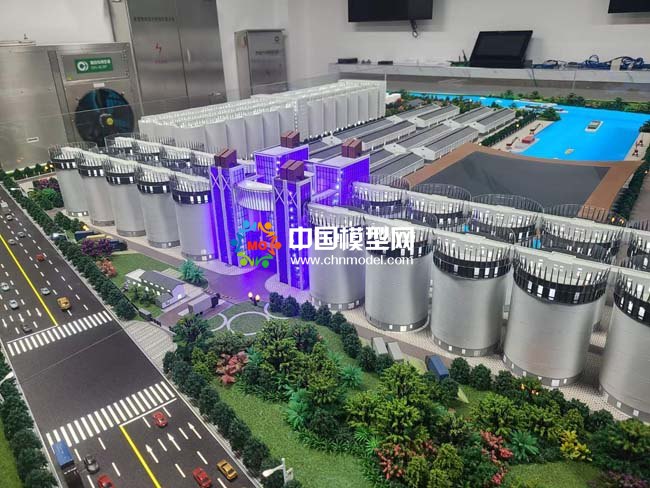 糧庫糧倉沙盤模型