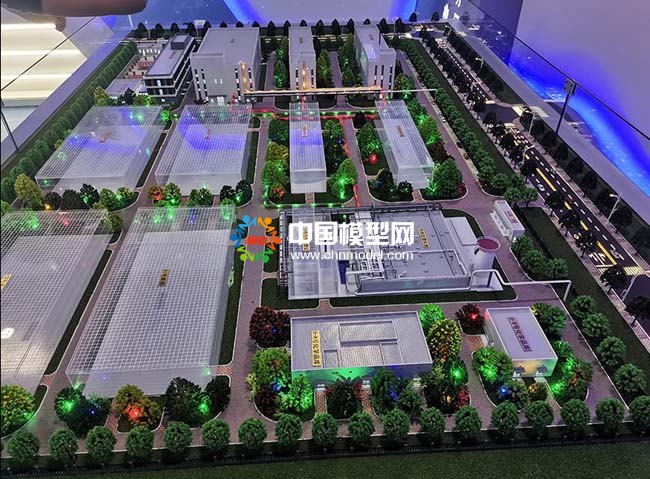 污水處理站沙盤(pán)模型