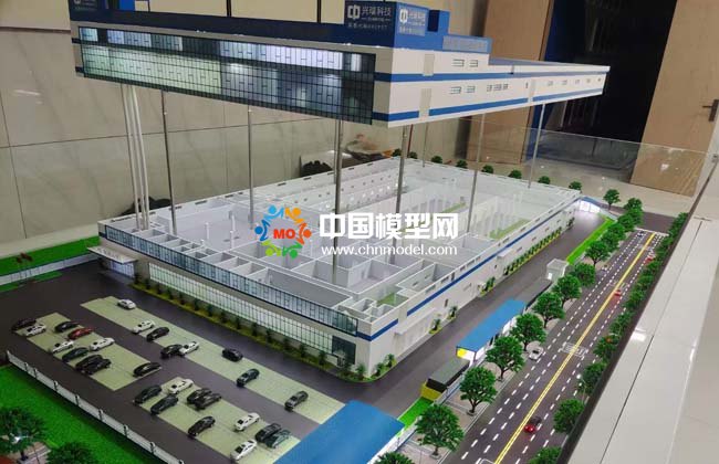 企業工廠升降沙盤模型