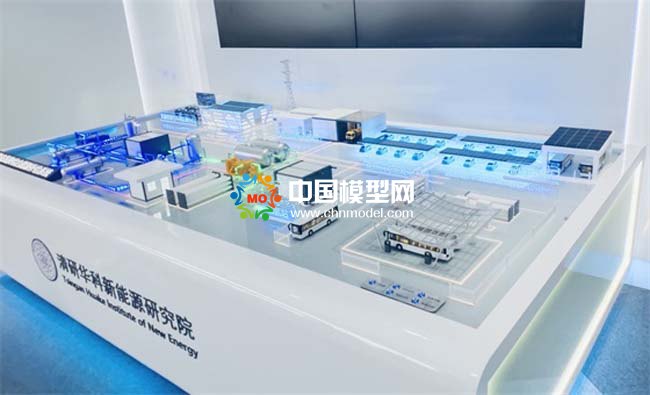 光儲充氫換綜合能源補給系統沙盤模型