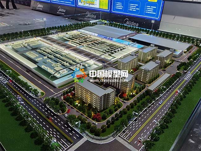 美的暖通總裝分廠沙盤(pán)模型