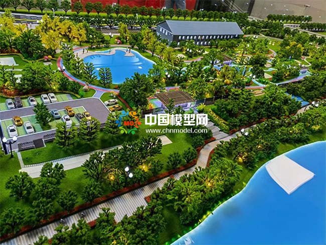 河道環境治理沙盤模型