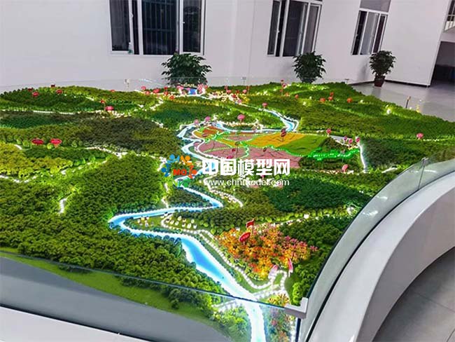 旅游景區地形規劃沙盤模型