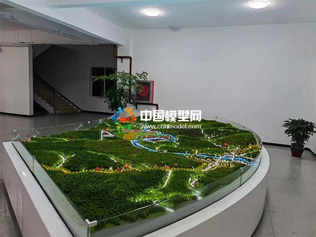 旅游景區地形規劃沙盤模型