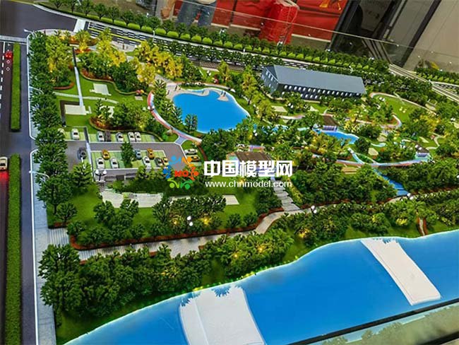 河道環境治理沙盤模型