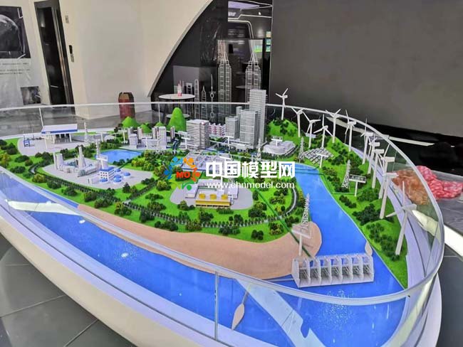 沙盤模型中水面的制作方法