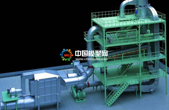工業環保除塵設備模型