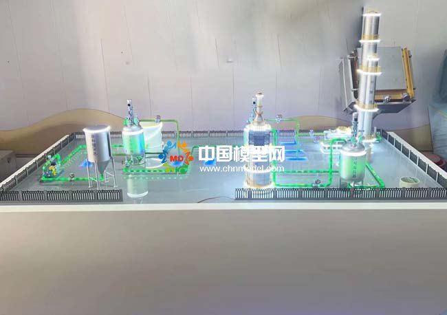 加氫反應工藝異常處理沙盤模型