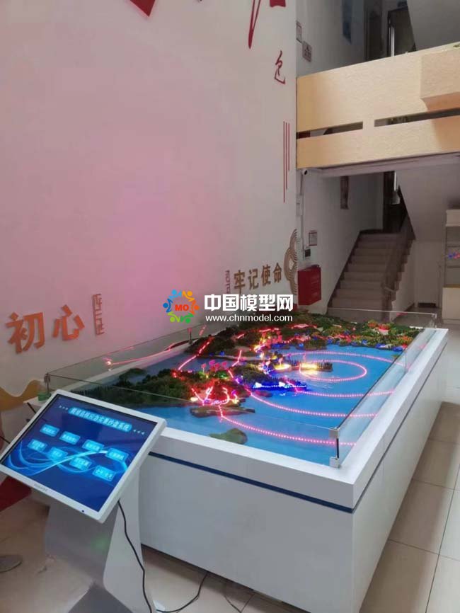 核應急預案沙盤模型