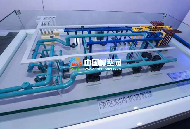 制冷機(jī)房管道模型