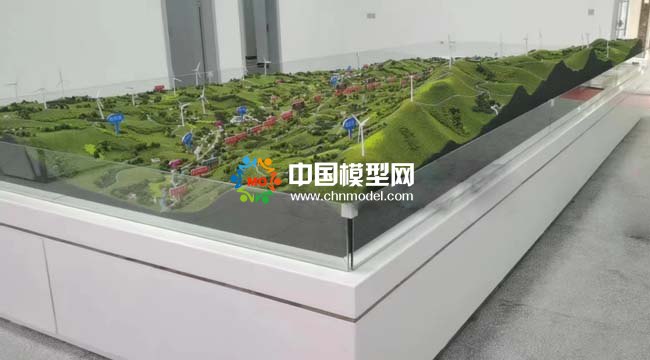 微晶石墨礦山石墨產業園沙盤模型