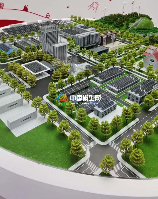 光伏電站應用光伏發電產業鏈沙盤模型