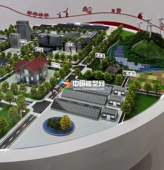 光伏電站應用光伏發電產業鏈沙盤模型