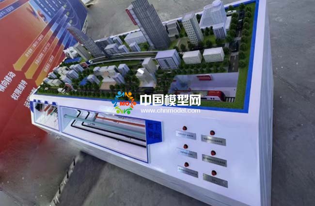 城市生命線工程安全運(yùn)行監(jiān)測(cè)沙盤模型
