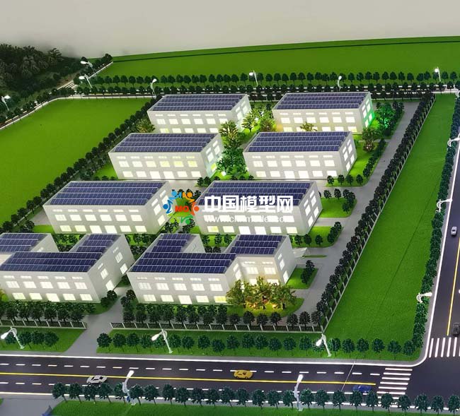 工商業分布式光伏電站沙盤模型