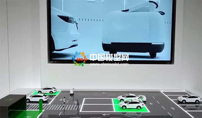 電動汽車儲充一體化的移動充電寶沙盤模型