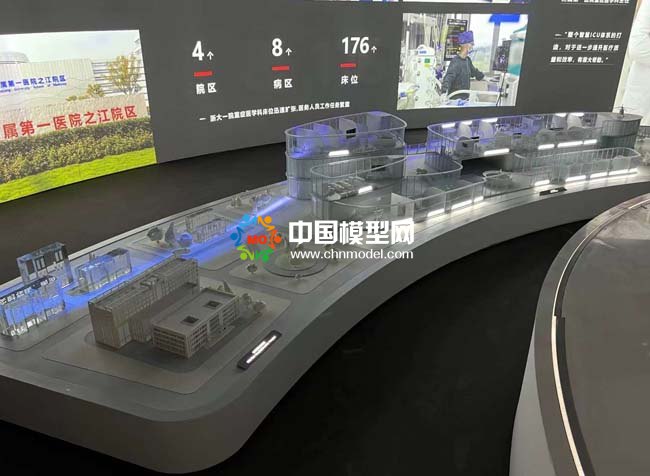 智慧醫療沙盤模型，智慧檢驗模型