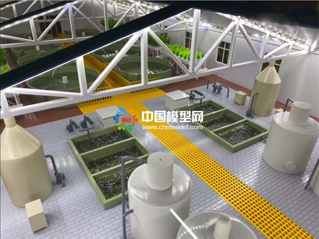 水產養殖海容保溫模塊沙盤模型