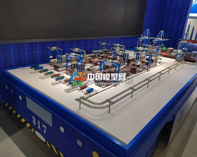 港口物流航運(yùn)沙盤模型