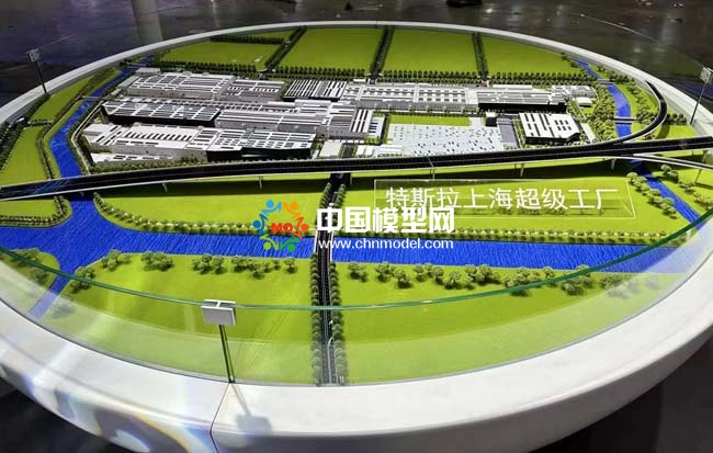 特斯拉（Tesla）上海超級(jí)工廠沙盤模型