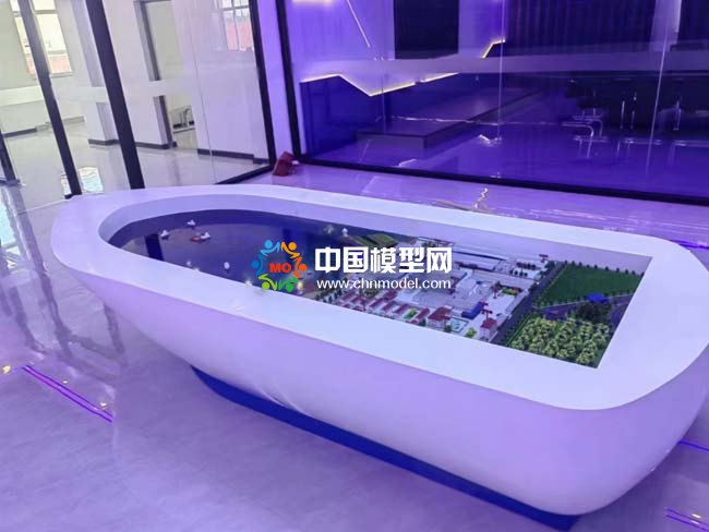 水產育苗場沙盤模型