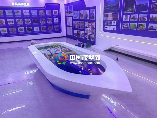 水產育苗場沙盤模型
