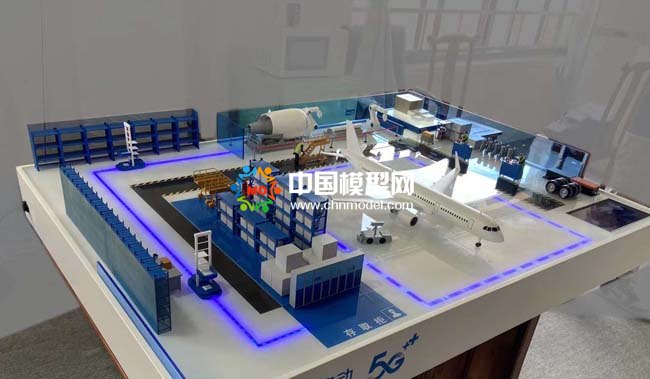 智慧機(jī)務(wù)檢修中臺沙盤模型