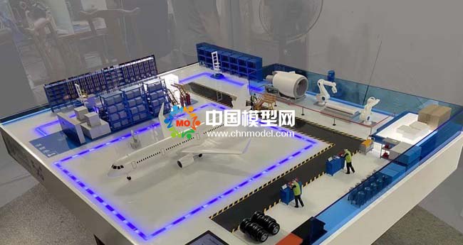 智慧機(jī)務(wù)檢修中臺沙盤模型