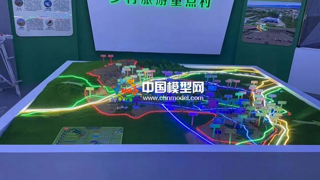 鄉村旅游規劃沙盤模型