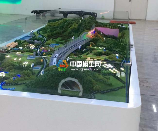 隧道沙盤模型