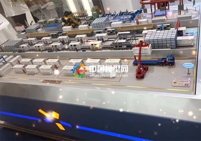 儲能箱生產線沙盤模型
