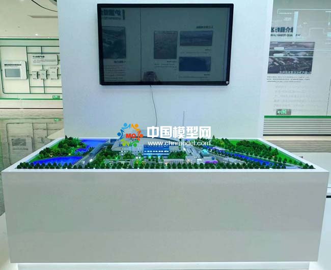 焚燒熱解氣化處置工藝沙盤模型