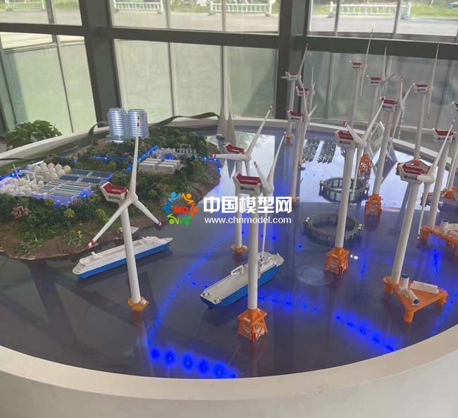 智慧風(fēng)電場(chǎng)海上風(fēng)電整體解決方案沙盤(pán)模型