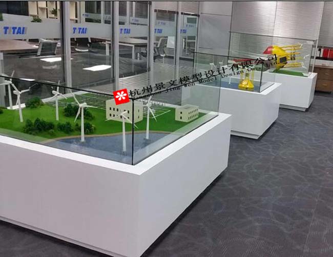 海上風力發電機沙盤模型