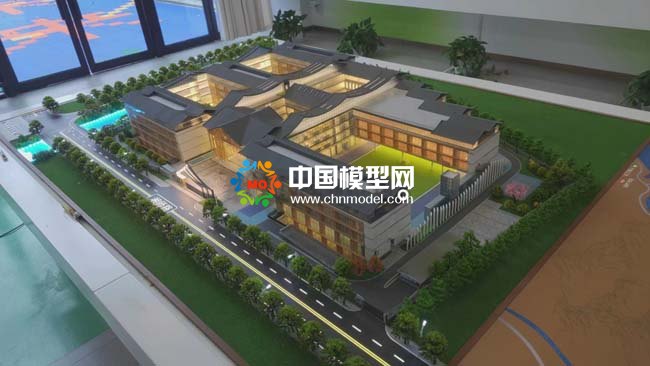 湘湖未來學(xué)校沙盤模型