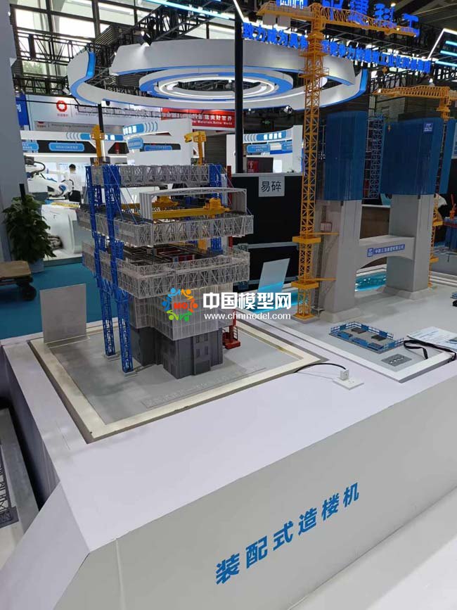 裝配式造樓機沙盤模型