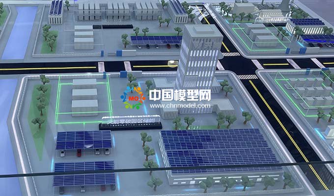 天能零碳園區儲能沙盤模型