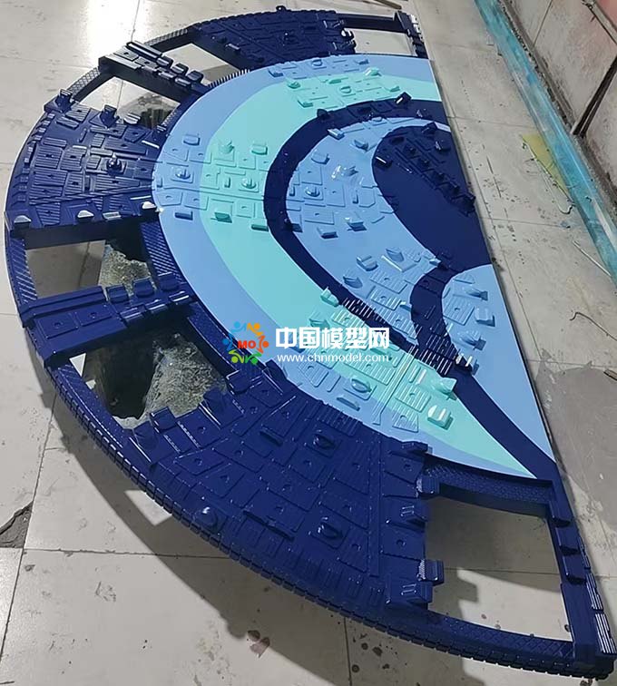 江海號盾構機刀盤模型