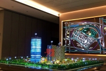 美的置業廣場展示模型，售樓沙盤